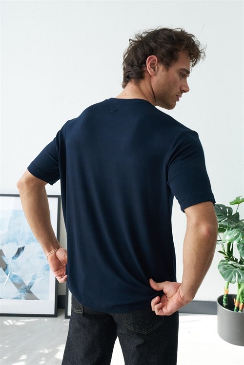 Wholesale Mens Navy T-Shirt