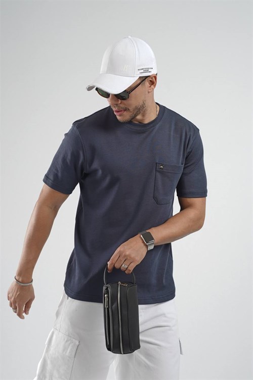 Wholesale Mens Navy T-Shirt