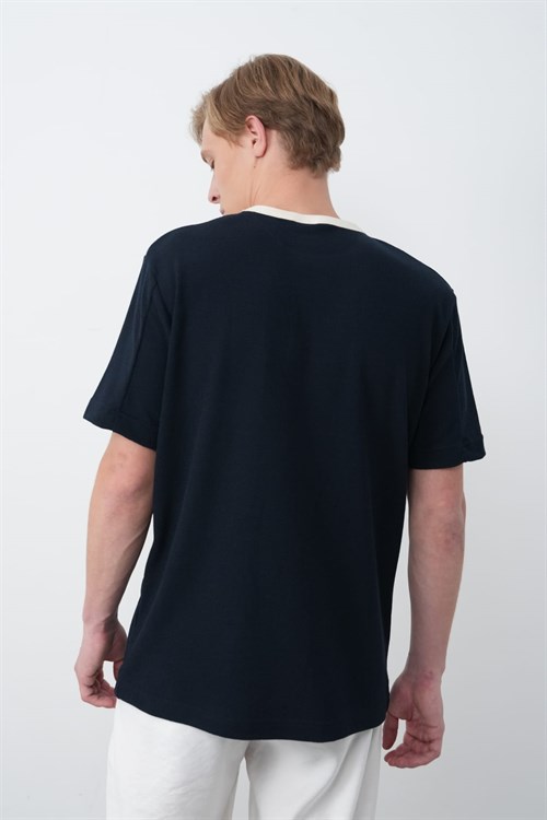 Wholesale Mens Navy T-Shirt