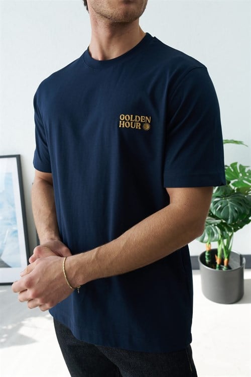 Wholesale Mens Navy T-Shirt