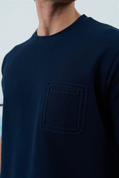 Wholesale Mens Navy T-Shirt