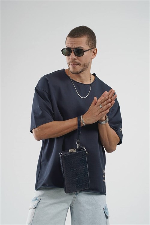 Wholesale Mens Navy T-Shirt