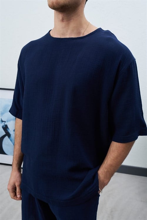 Wholesale Mens Navy T-Shirt