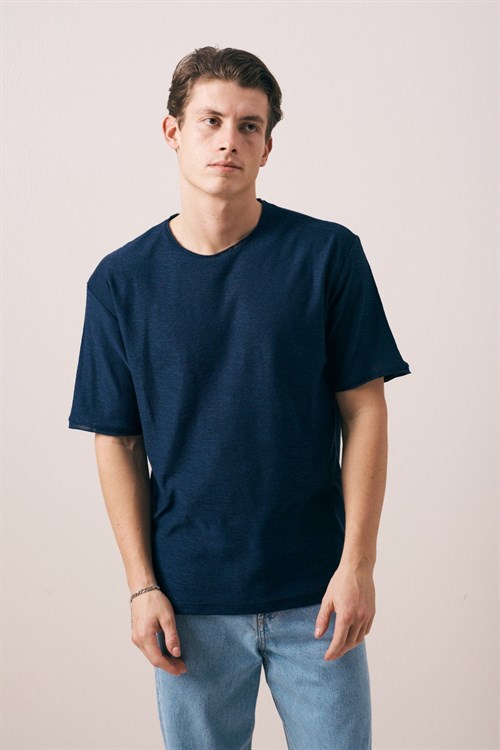 Wholesale Mens Navy T-Shirt