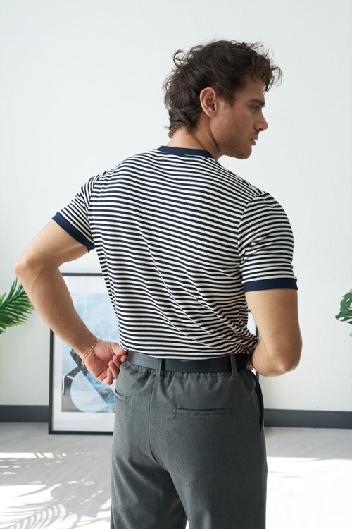 Wholesale Mens Navy T-Shirt