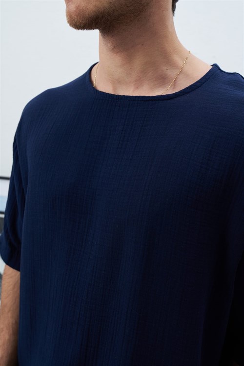 Wholesale Mens Navy T-Shirt