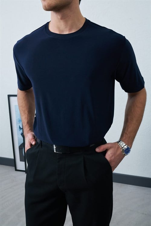 Wholesale Mens Navy T-Shirt