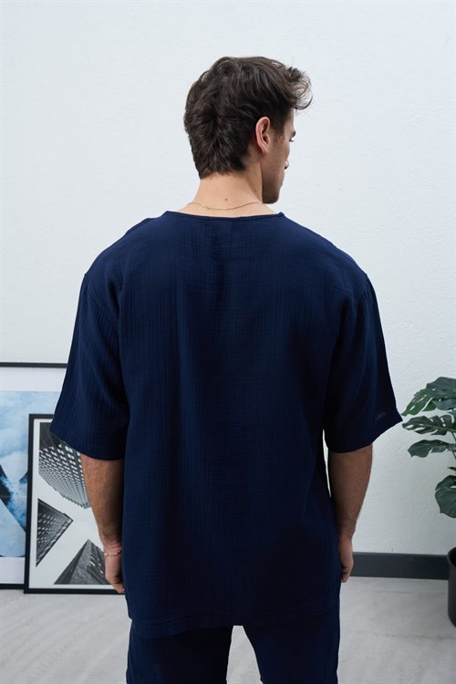 Wholesale Mens Navy T-Shirt