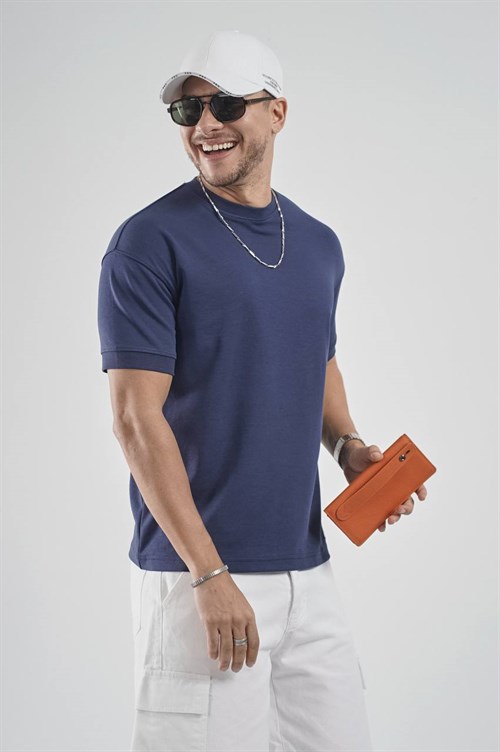 Wholesale Mens Navy T-Shirt