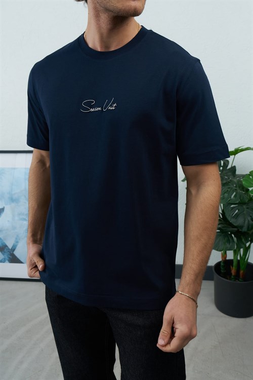 Wholesale Mens Navy T-Shirt