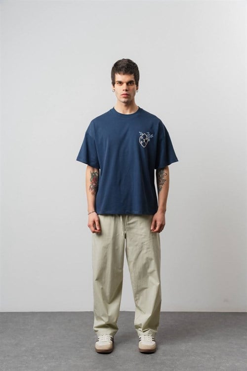 Wholesale Mens Navy T-Shirt