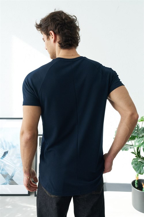 Wholesale Mens Navy T-Shirt