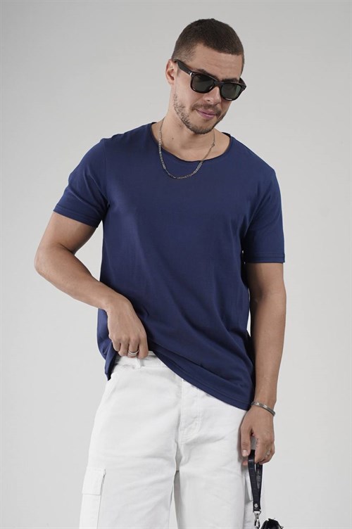 Wholesale Mens Navy T-Shirt