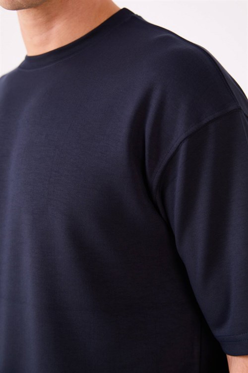 Wholesale Mens Navy T-Shirt And Short Set