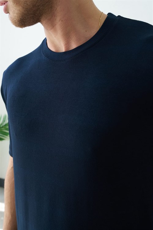 Wholesale Mens Navy T-Shirt