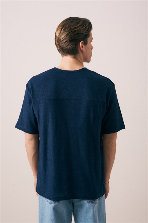 Wholesale Mens Navy T-Shirt