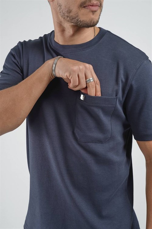 Wholesale Mens Navy T-Shirt