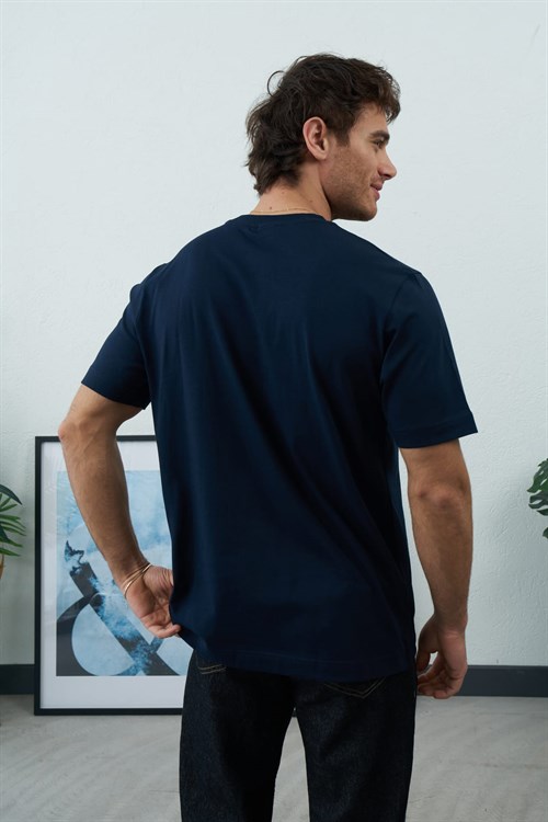 Wholesale Mens Navy T-Shirt