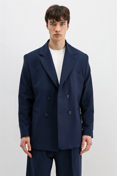 Wholesale Mens Navy Two-Piece Suit