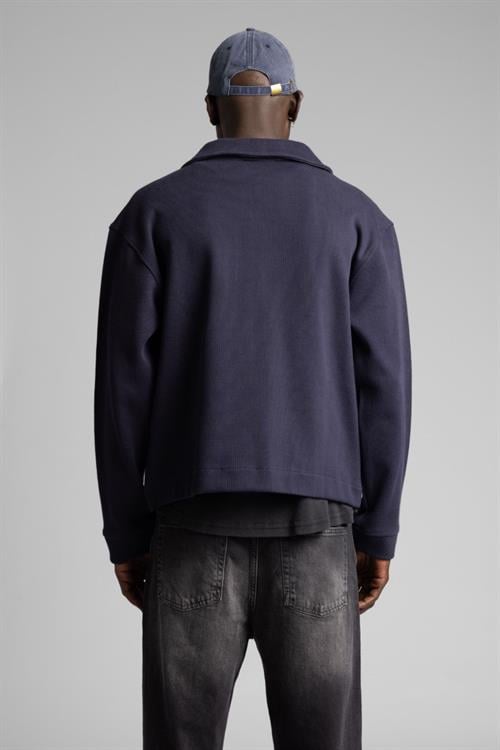 Wholesale Mens Navy Zipped Jacket