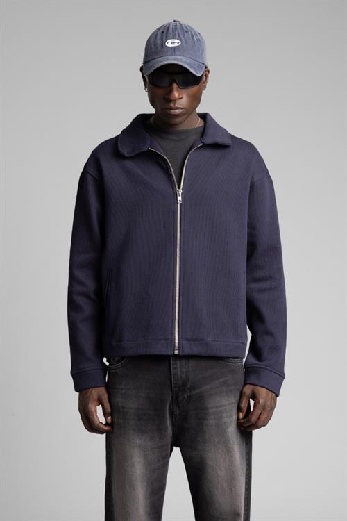 Wholesale Mens Navy Zipped Jacket