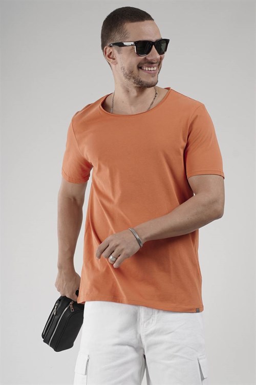 Wholesale Mens Ochre T-Shirt