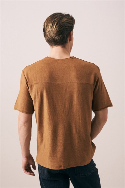 Wholesale Mens Ochre T-Shirt
