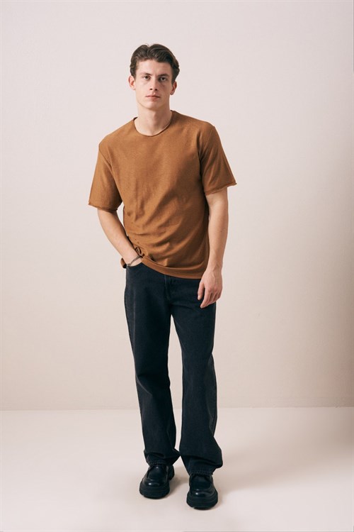 Wholesale Mens Ochre T-Shirt