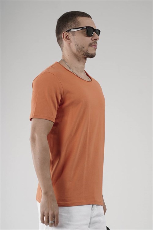 Wholesale Mens Ochre T-Shirt