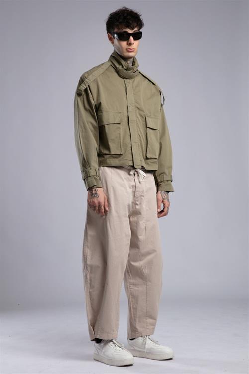 Wholesale Mens Olive Detailed Jacket