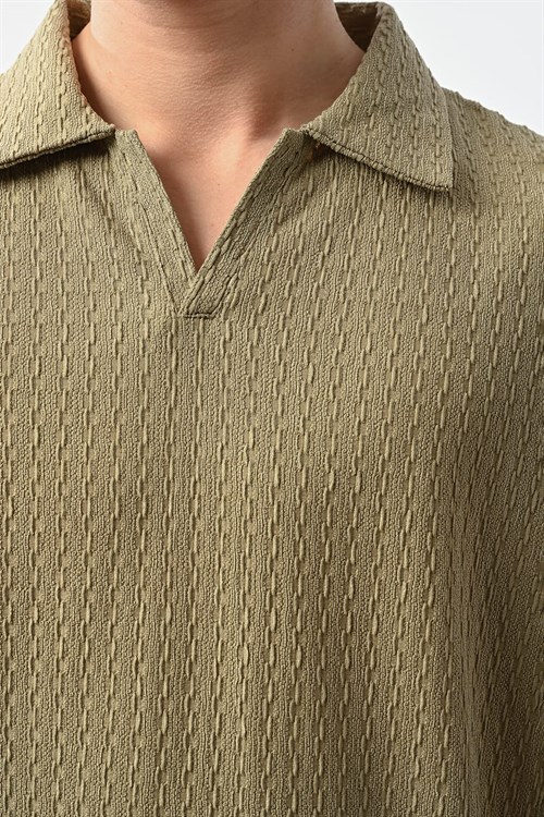 Wholesale Mens Olive Polo T-Shirt