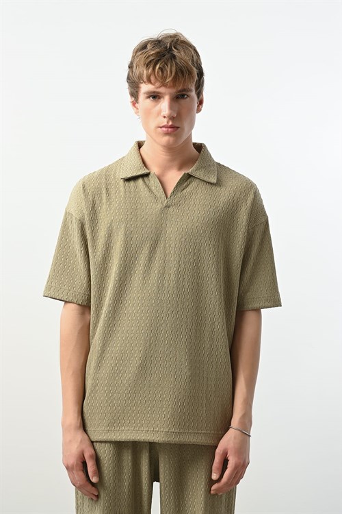 Wholesale Mens Olive Polo T-Shirt