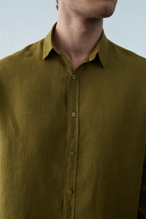 Wholesale Mens Olive Shirt