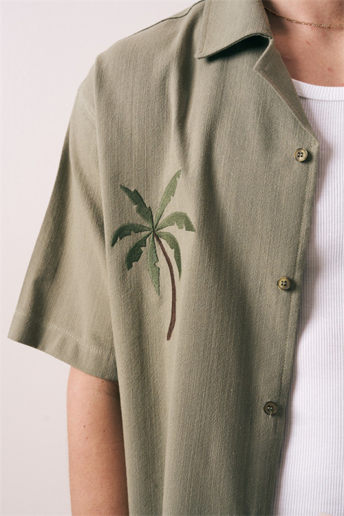 Wholesale Mens Olive Shirt