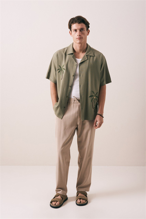 Wholesale Mens Olive Shirt