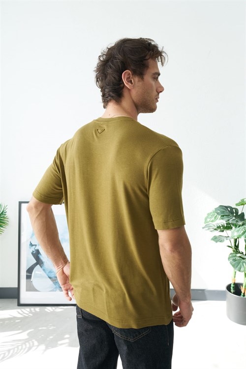 Wholesale Mens Olive T-Shirt