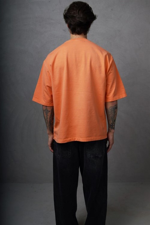 Wholesale Mens Orange T-Shirt