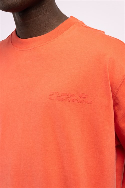Wholesale Mens Orange T-shirt