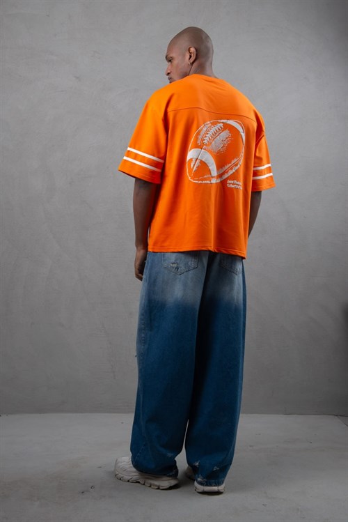 Wholesale Mens Orange T-Shirt