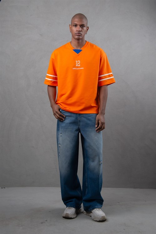 Wholesale Mens Orange T-Shirt