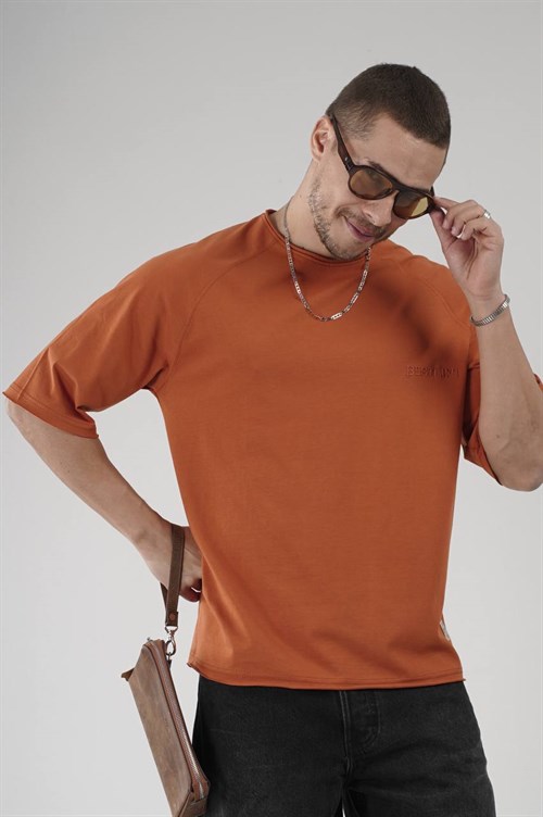Wholesale Mens Orange T-Shirt