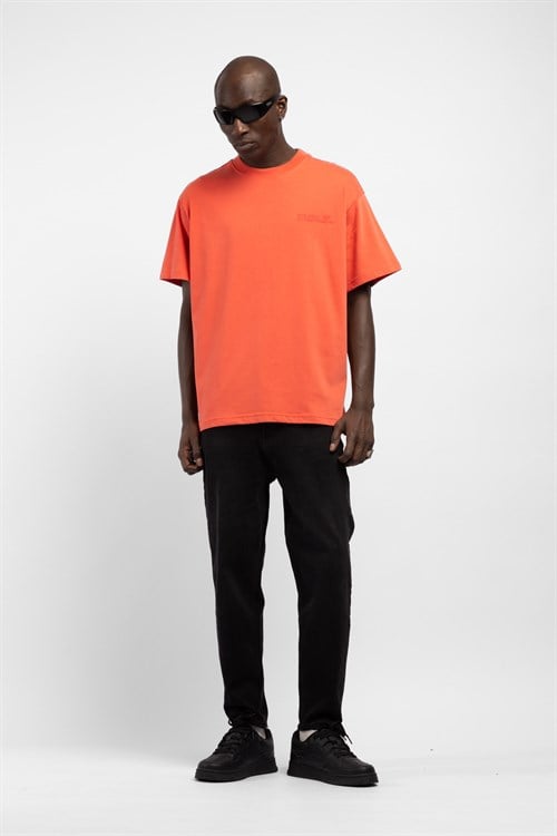 Wholesale Mens Orange T-shirt