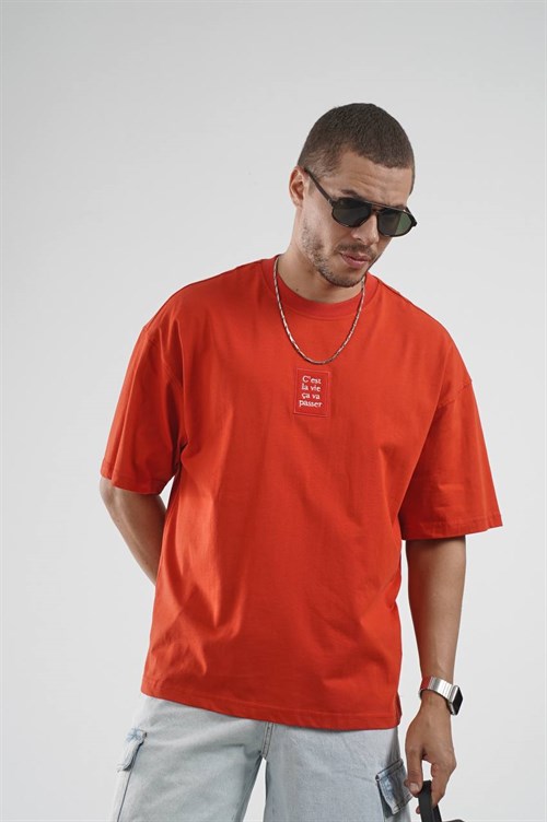 Wholesale Mens Orange T-Shirt