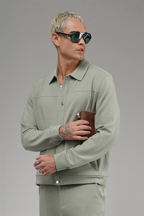 Wholesale Mens Pastel Mint Oversize Tracksuit