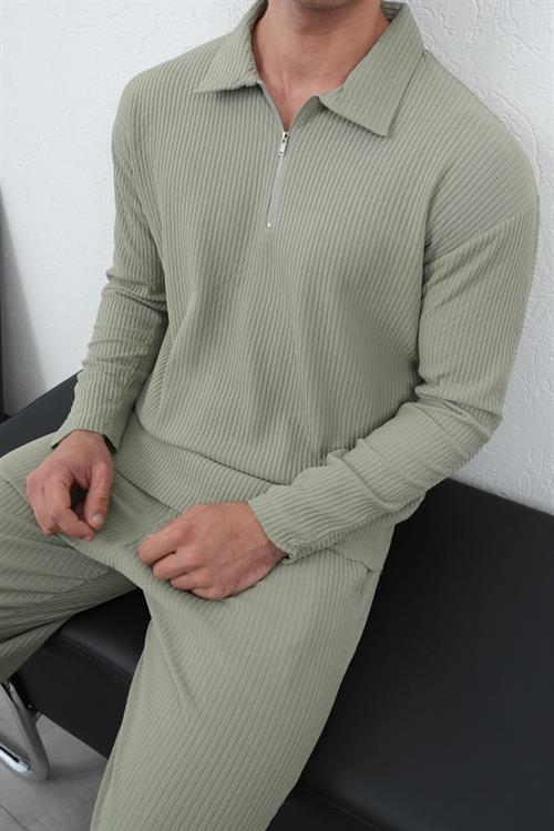 Wholesale Mens Pastel Mint Sweatshirt