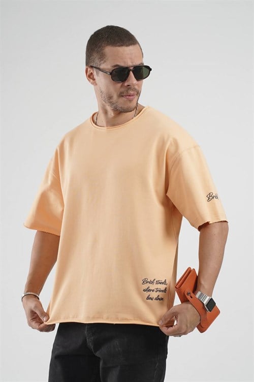 Wholesale Mens Peach T-Shirt