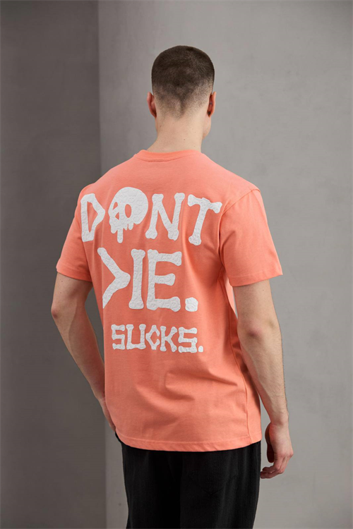 Wholesale Mens Peach T-Shirt