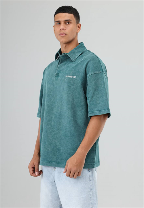 Wholesale Mens Petrol Polo T-Shirt