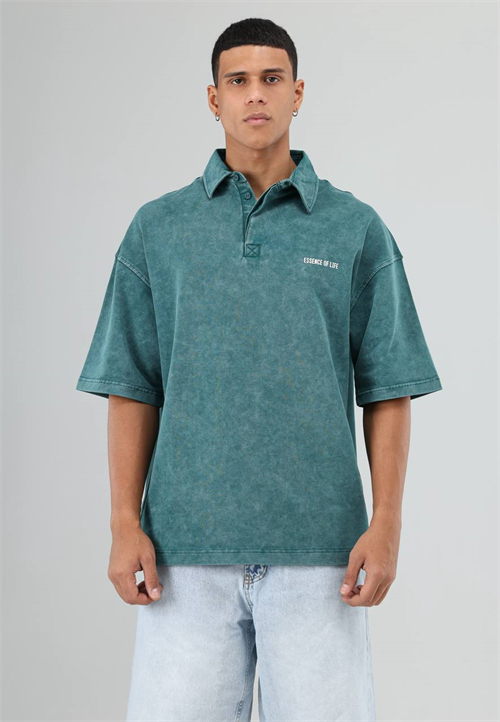 Wholesale Mens Petrol Polo T-Shirt