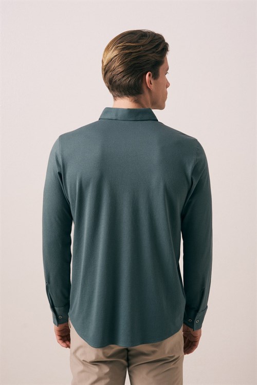 Wholesale Mens Petrol Shirt